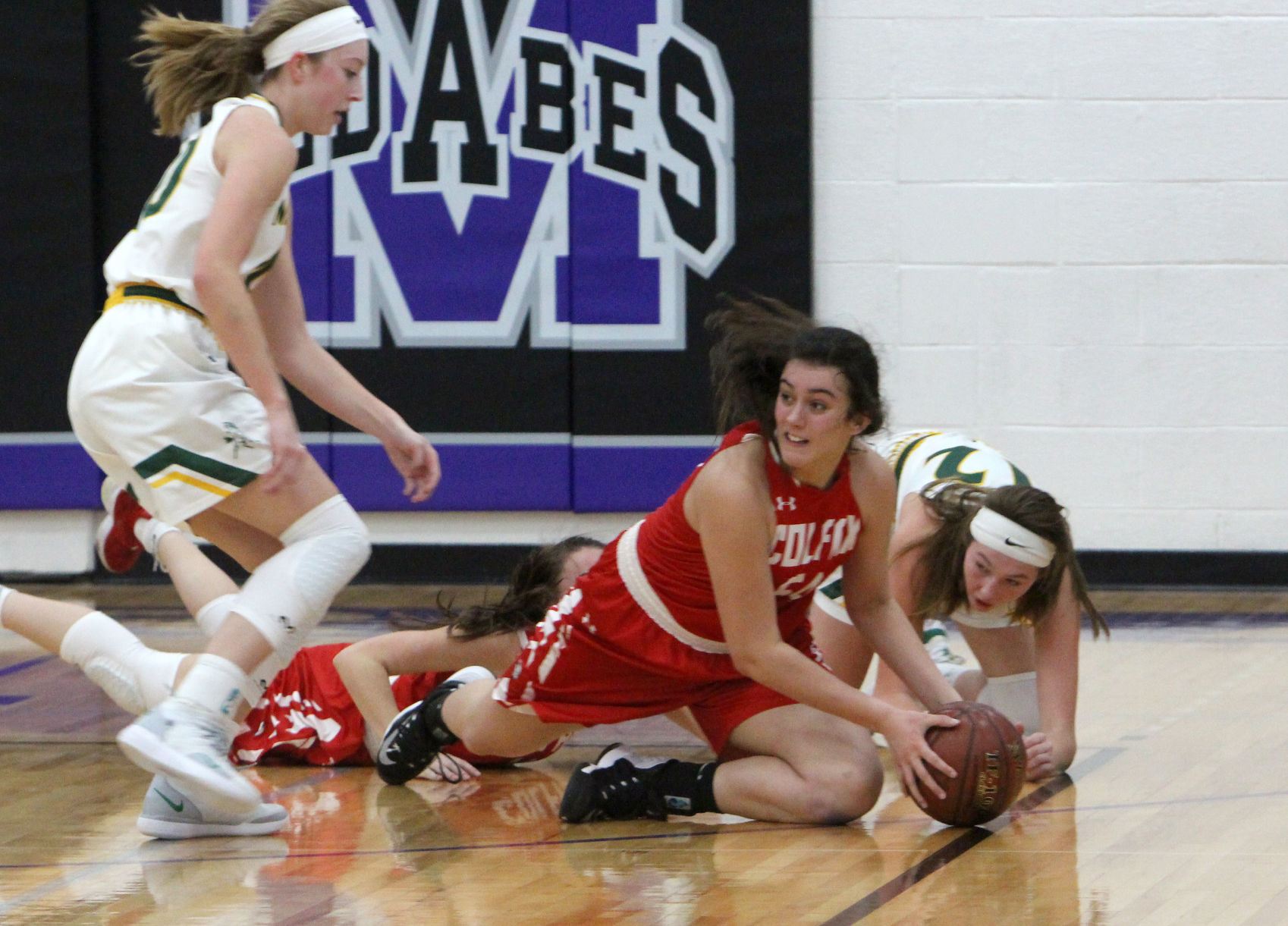 Colfax vs Melrose-Mindoro girls basketball 3-2-19